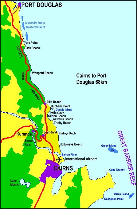 Port Douglas Australia Map